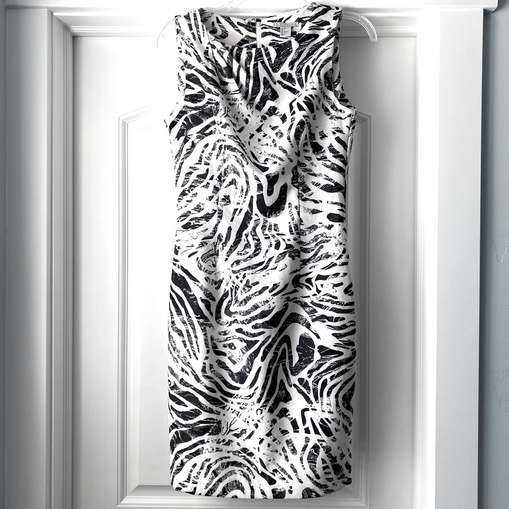 H&M Animal Print Sheath Dress